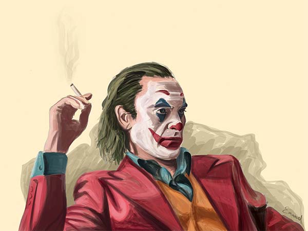 Portfolio Illustration - Joker - EMANUEL SCHWEIZER