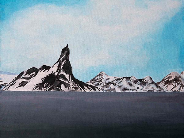 Arctic spirit on canvas by emanuel schweizer